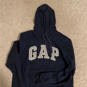 dark blue gap hoodie